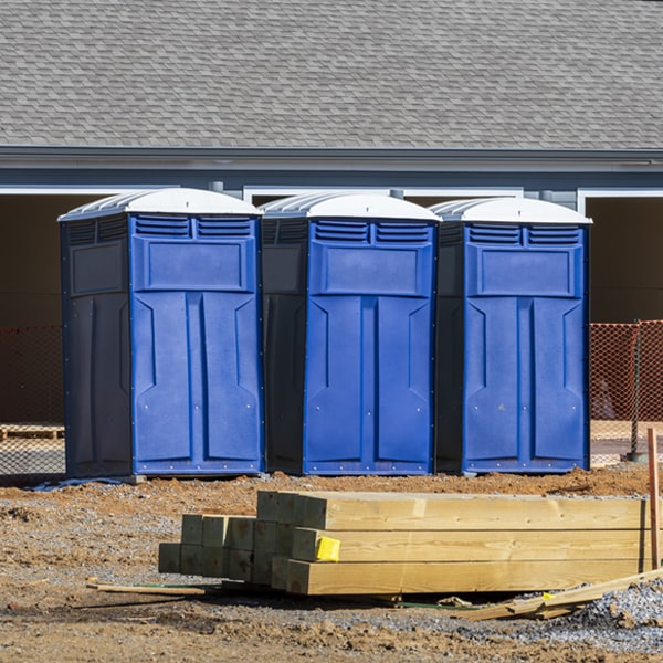 are there any restrictions on what items can be disposed of in the porta potties in Hills